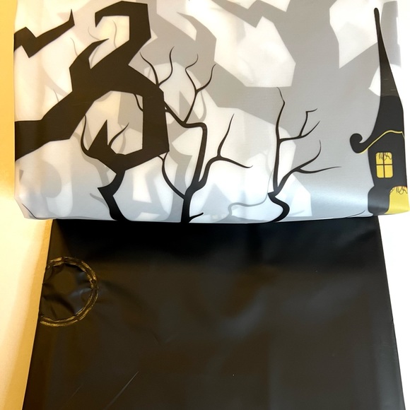 Halloween Haunted Treehouse House Peva Shower Curtain with Metal Grommets - Picture 2 of 11